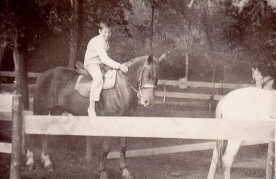 Découverte de l'équitation par Bernard Lamonnier, 1968