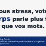 Le cheval révèle les signaux corporels du stress du leader lors d’une séance d’equicoaching.