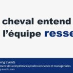 Le cheval perçoit la communication non verbale du leader et ce que ressent l’équipe, en equicoaching.
