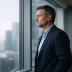 Manager en réflexion face aux défis des managers aujourd’hui et à la complexité humaine.
